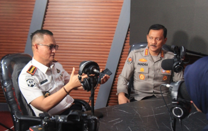 Wujudkan Kolaborasi Positif, Kepala Lapas Pekanbaru Sambangi Kabid Humas Polda Riau