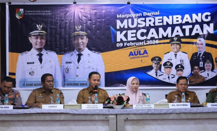 Musrenbang Marpoyan Damai, Walikota Agung Tampung Langsung Aspirasi Warga