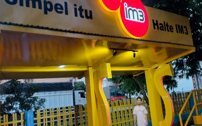 Non APBD, Renovasi Halte Bus TMP di Sudirman Pekanbaru Rampung Dibantu Swasta