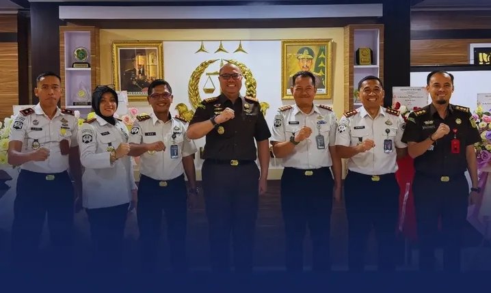 Sinergi Antar Instansi, Kalapas Narkotika Rumbai Sambangi Kejati Pekanbaru