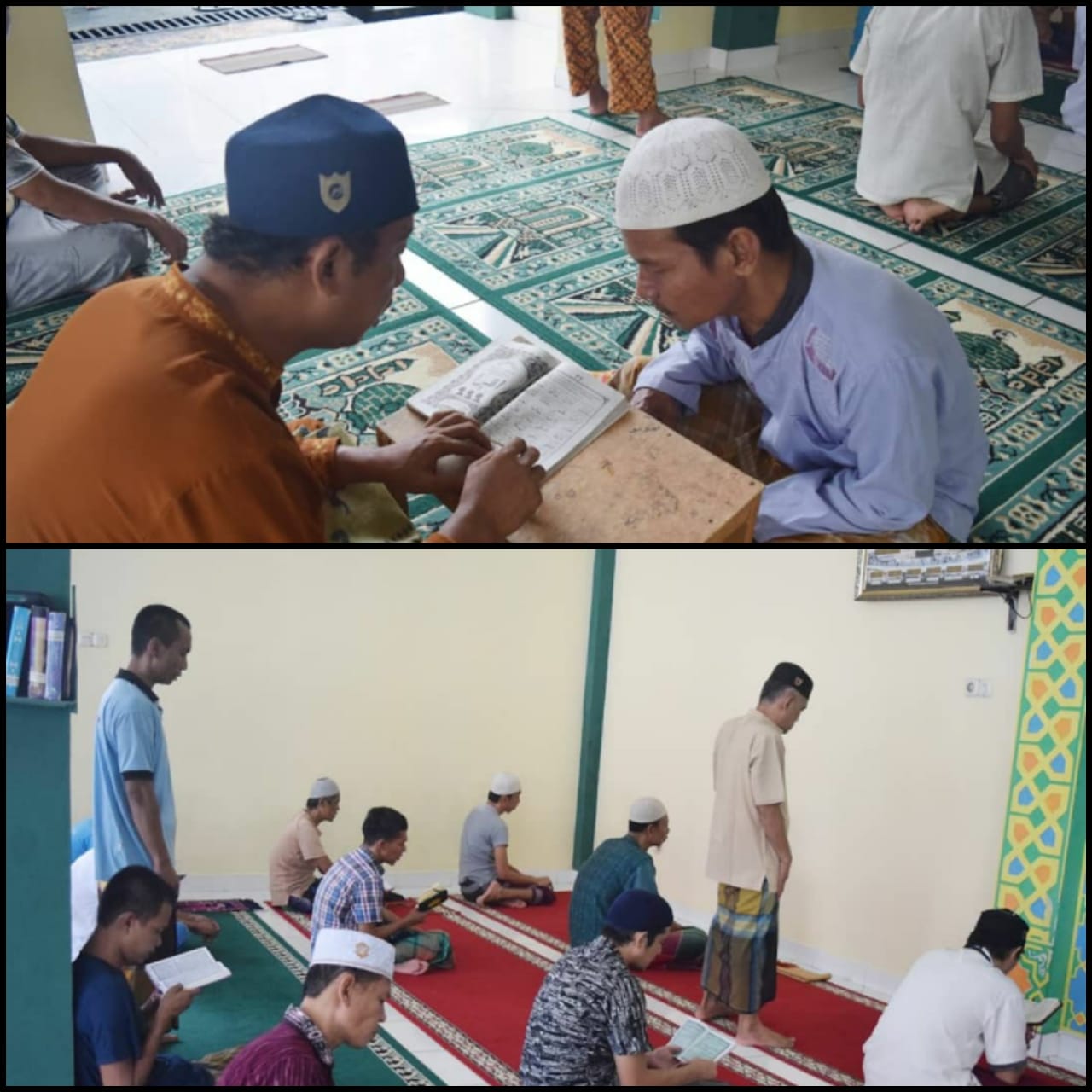 Antusias Warga Binaan Rutan Pekanbaru Ikuti Program Wajib Mengaji
