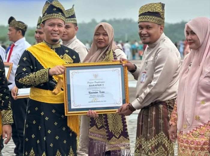 Kecamatan Kulim Raih peringkat Harapan I lomba EKK dan Juara II lomba EPDESKEL untuk Kelurahan Pematangkapau 