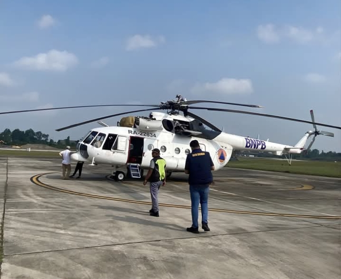 Bea Cukai Pekanbaru Fasilitasi Impor Helikopter untuk Mendukung Kesiapsiagaan dan Penanggulangan Karhutla