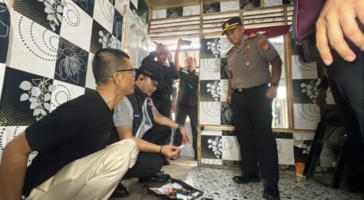 Kapolresta Pekanbaru Pimpin Langsung Razia Kampung Narkoba, Ganja Dan Sabu Disita