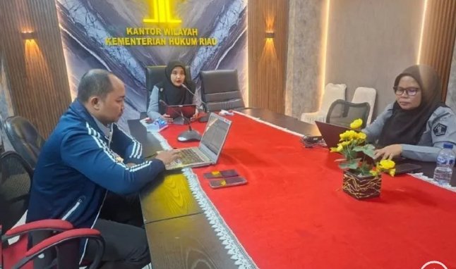 Kanwil Kemenkum Riau harmonisasi Ranperbup Siak tentang Hak Keuangan dan Administratif DPRD