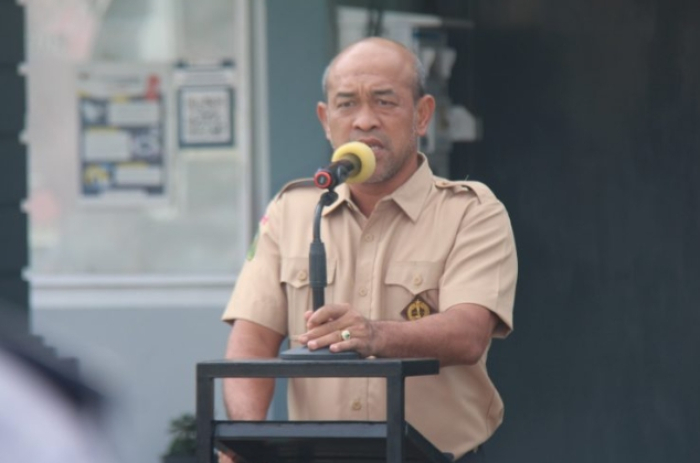 Pimpin Apel Pagi, Kalapas Pekanbaru Ingatkan Petugas Untuk Terus Jaga Integrita