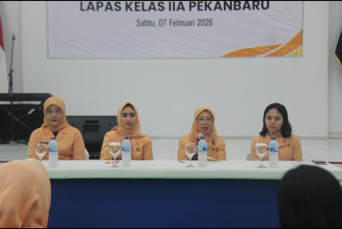 Peran Aktif dan Kekompakan Warnai Pertemuan Rutin DWP Lapas Pekanbaru