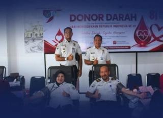 Setetes Darah Sejuta Harapan, Lapas Narkotika Rumbai Dukung Aksi Donor Darah Kanwil Ditjenpas Riau