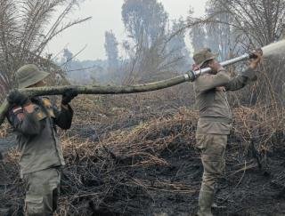 Mengurai Kabut Meretas Bara, Satpol PP Riau Berjuang di Hutan Dayun Siak