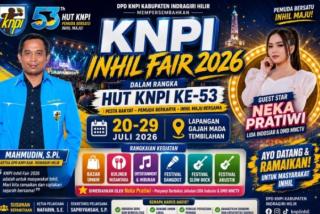 Peringati HUT KNPI Yang ke 53, KNPI Inhil Gelar Pesta Rakyat