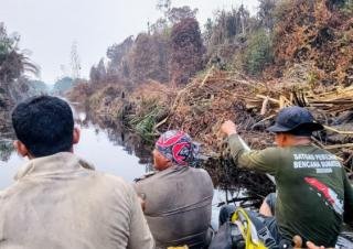 Karhutla di Dayun Padam, Personel Satpol PP Riau Kembali ke Pekanbaru