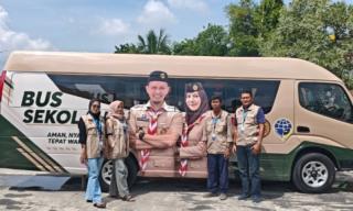 Hari Pertama Sekolah, Dishub Pekanbaru Resmi Operasikan Layanan Bus Sekolah Gratis