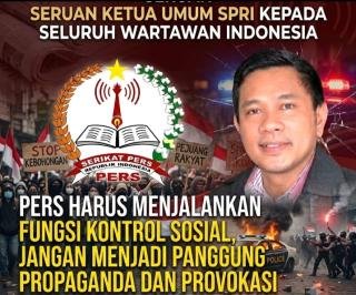 Pers Harus Jalankan Fungsi Kontrol Sosial, Jangan Jadi Panggung Propaganda dan Provokasi