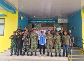 Perkuat Sinergi Pencegahan Karhutla,  Tim Penyuluh Karhutla Mabes TNI Audiensi dengan PLTU Tenayan Raya