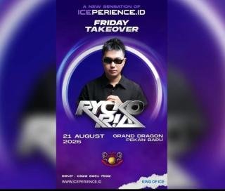 DJ Ricko Ria Siap Guncang Grand Dragon Pekanbaru di Event Bertajuk Friday Takeover