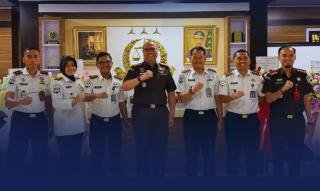Sinergi Antar Instansi, Kalapas Narkotika Rumbai Sambangi Kejati Pekanbaru