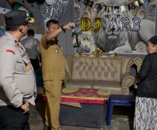 Pemcam Kulim Bersama Polsek Kulim Razia Pekat di Maredan